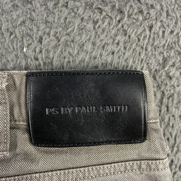 Paul Smith Jeans Mens 32x32 Gray Slim Fit Garment Dyed 9 oz Lightweight Denim - Picture 11 of 16